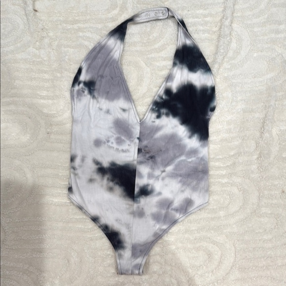 Stylish Black and Gray Kids One Piece - Picture 1 of 3